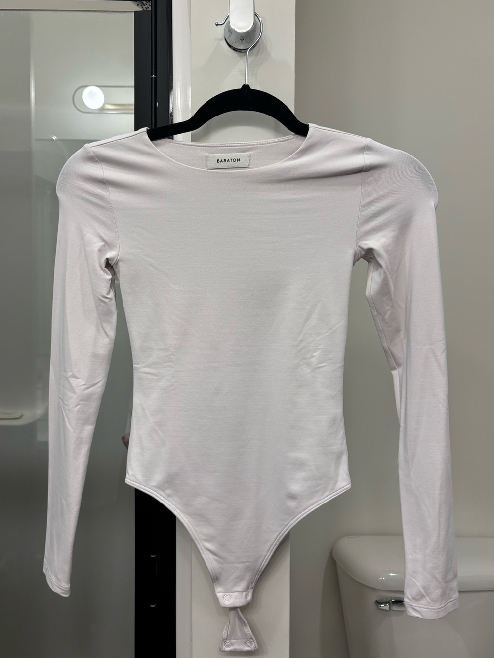 Aritzia Babaton Contour Prosperity Crew Long Sleeve Bodysuit